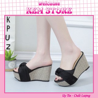 Dép đế xuồng nữ, dép nữ 10cm giá rẻ