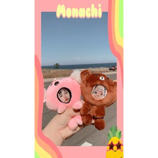 ⚡️ 𝐅𝐑𝐄𝐄 𝐒𝐇𝐈𝐏 𝟓𝟎𝐊 ⚡️ Móc khoá gấu thỏ in ảnh