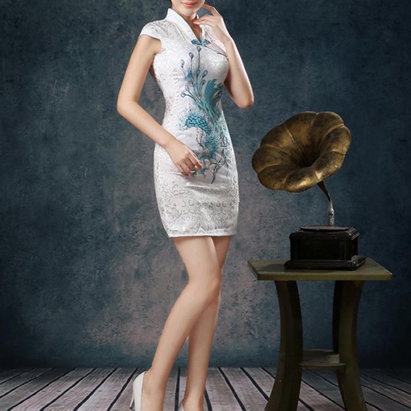 FREESHIP ĐƠN 99K_ Sườn Xám Ngắn Phong Cách Trung Hoa Cổ Điển Đáng Yêu | BigBuy360 - bigbuy360.vn