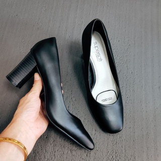 giày cao gót Supersoft da thật