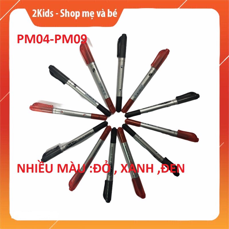 Bút lông dầu TL PM04/PM09 Viết 2 đầu [ MỰC BƠM ĐƯỢC ]
