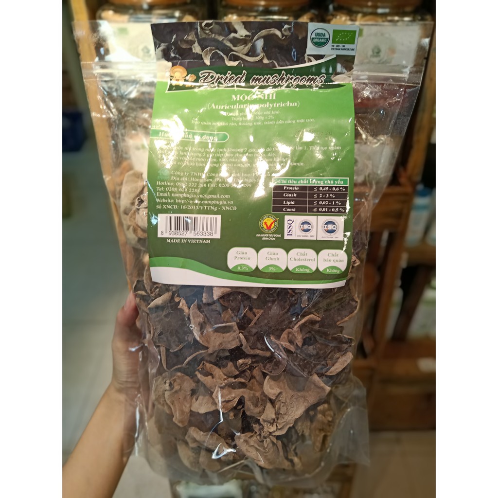 Mộc nhĩ khô organic Gói 300g