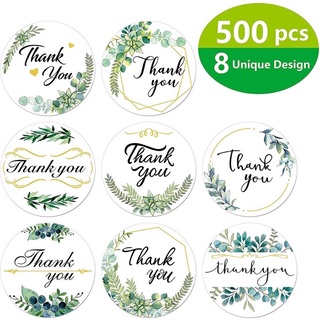 [SỈ 30K] Cuộn 500 tem dán decal sticker D3.8cm Thank you, Noel Giáng Sinh siêu rẻ