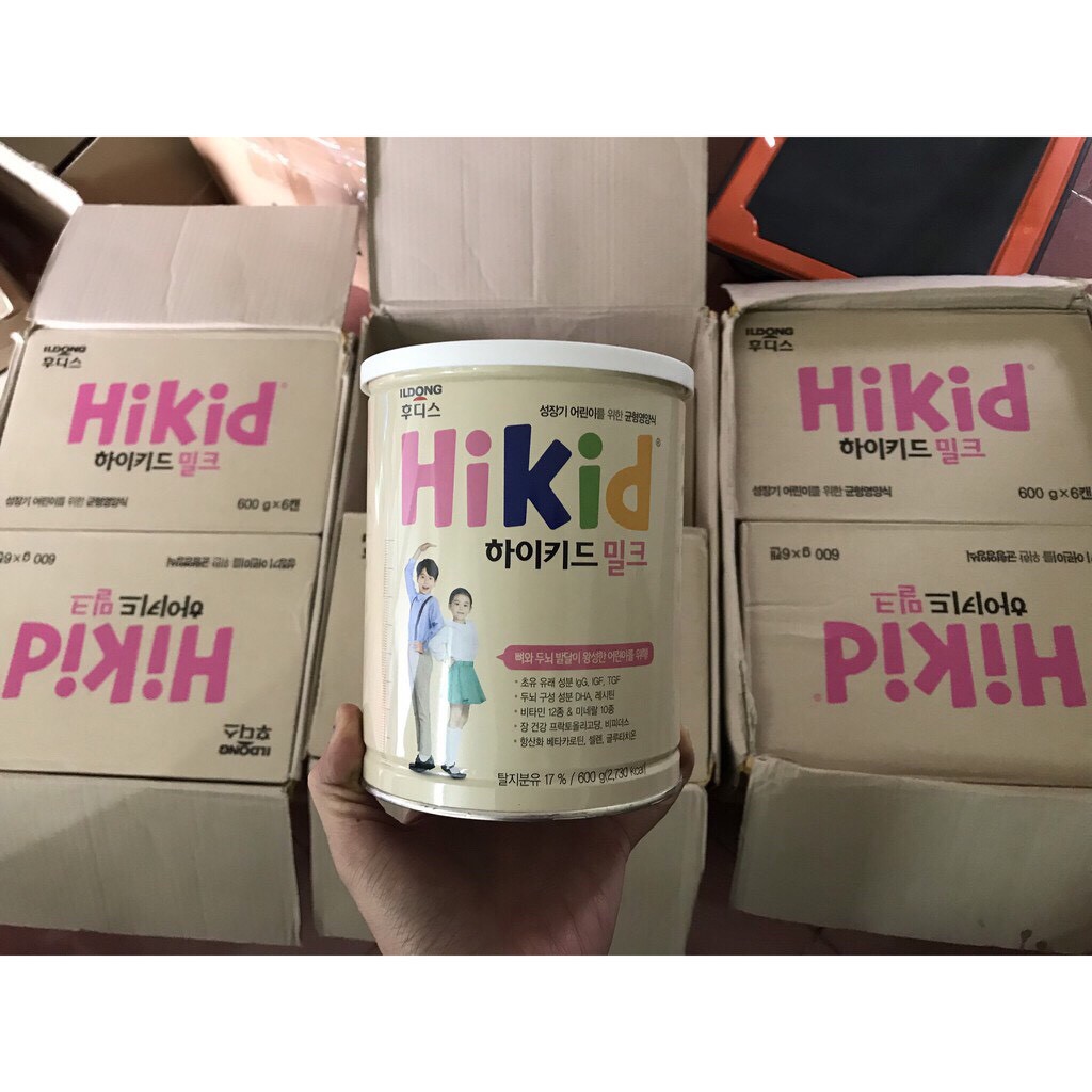 Sữa Hikid Vani Hàn Quốc (Hộp 600g)