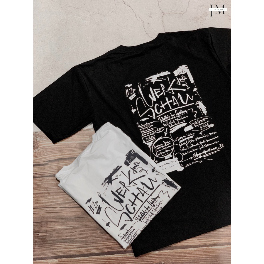 Áo thun Unisex tay lỡ form rộng cao cấp JTeeMan, áo phông Unisex nam nữ StreetStyle vải Cotton thoáng mát - JT23