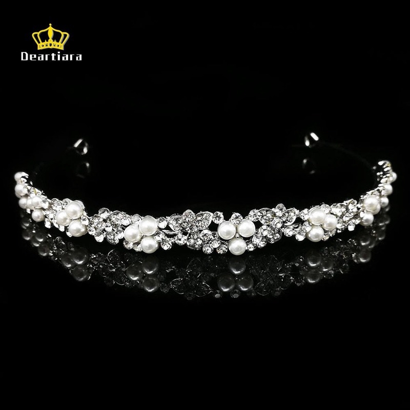 Vương miện đính pha lê trong tiệc cưới/ tiệc tùng/ lễ tốt nghiệp dành cho nữ