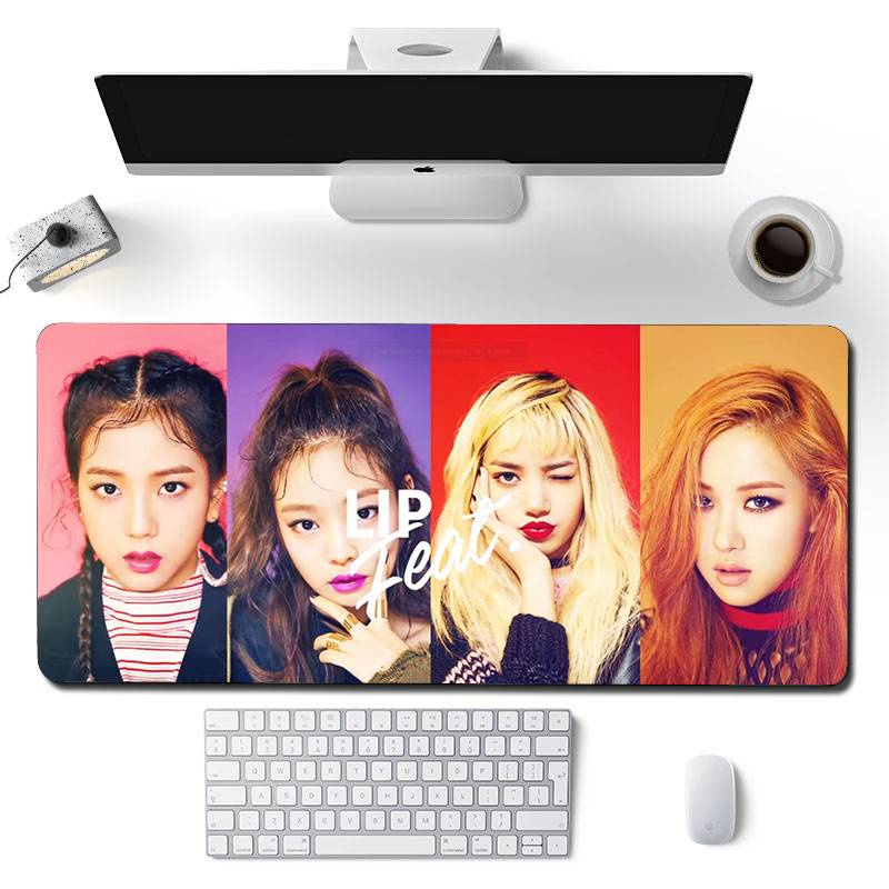 Tấm lót chuột BLACKPINK - BLINKs (LISA, JISOO, JENNIE, ROSÉ) - Mouse Pad Gaming in theo yêu cầu đủ kích thước