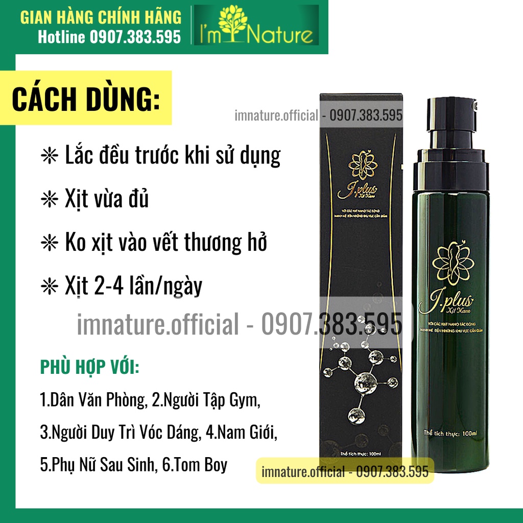 Xịt giảm mỡ jplus 100ml - ảnh sản phẩm 5