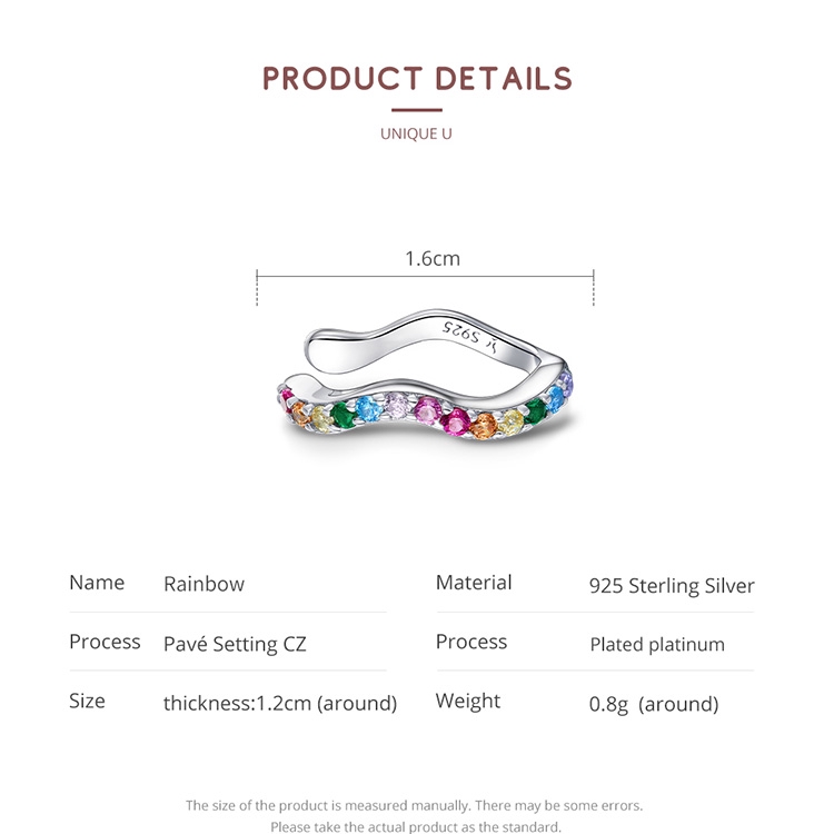 1 Khuyên Tai Bamoer 925 Bằng Bạc Thật Phong Cách Punk Unisex SCE894