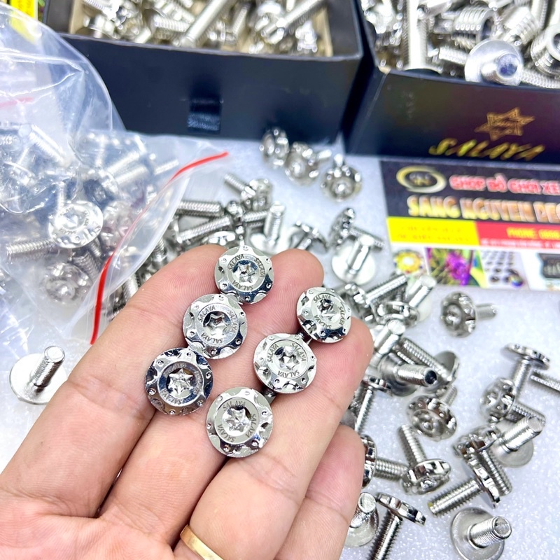 Ốc đĩa bông mai inox salaya 8li20