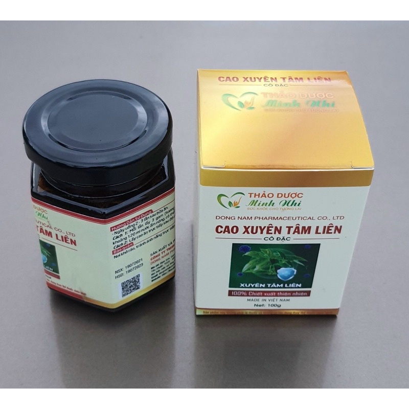 cao xuyên tâm liên hộp 100g