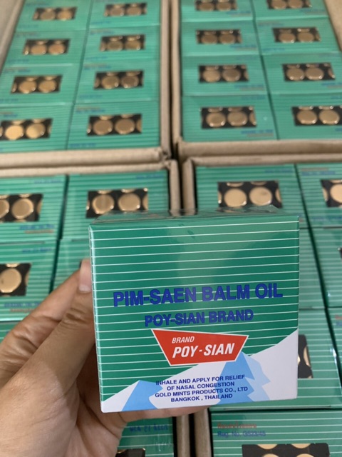 Combo 12 chai dầu lăn Núi Poy Sian Thái Lan / Combo 12boxes Poy Sian Thailand Oil