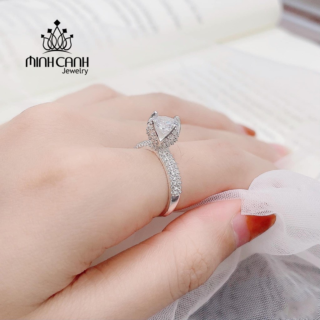 Nhẫn Bạc Nữ Ổ Đá Cao - Minh Canh Jewelry