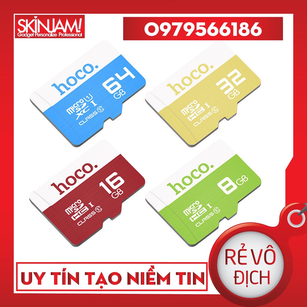 Thẻ Nhớ Micro SD Hoco 4/8/16/32/64/32G 90MB/s Class 10 (Chính Hãng Hoco)