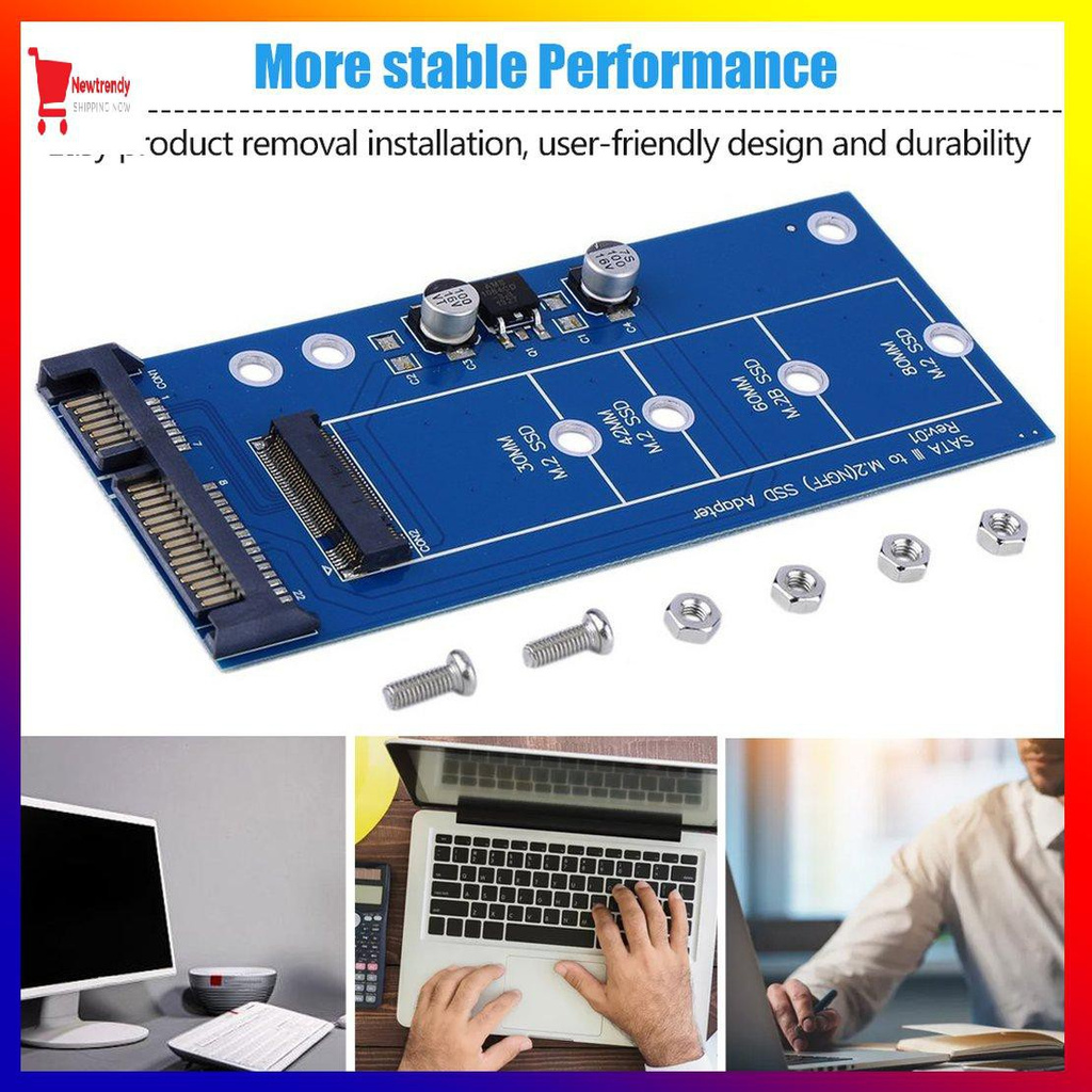 Thẻ Chuyển Đổi Mở Rộng (0601) (Promo) M2 Ngff Ssd Sata3 Ssds Sang Sata | BigBuy360 - bigbuy360.vn