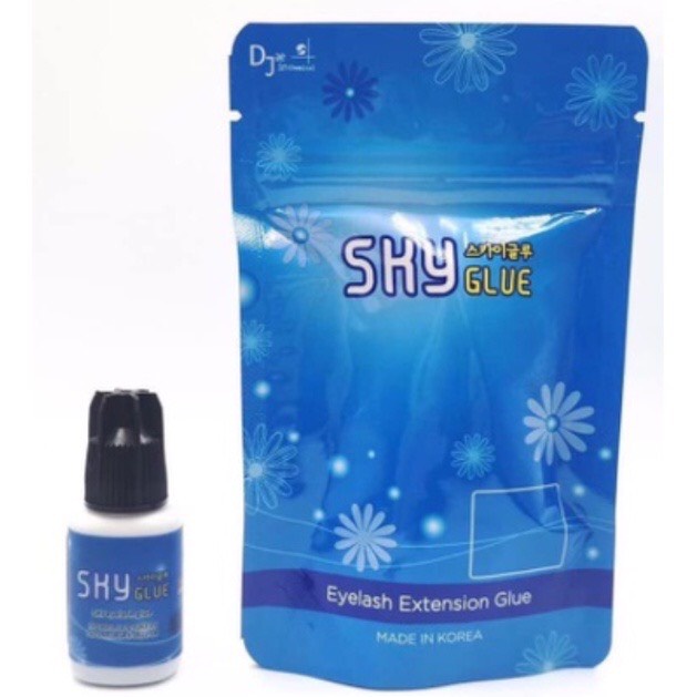 Keo Nối Mi Sky D_ Keo Tạo Fan Mi, Keo Trung Dành Cho Học Viên Tập Nối,Thợ Mới Ra Nghề,Keo Khô Chậm-Phụ Liệu Mi Hậu