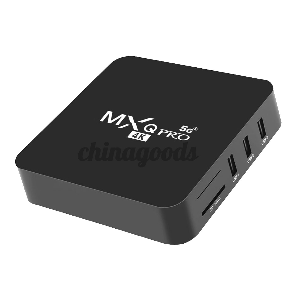 Hộp TV Mxq Pro 4k Android 10.1 5g với 2 băng tần 3D Wifi 4+64gb lõi tứ