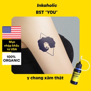 💛 [Bộ sưu tập Đặc biệt Y-O-U]  Inkaholic Hình xăm tạm thời Y HỆT xăm thật trong 15 ngày, 100% tự nhiên và chống nước