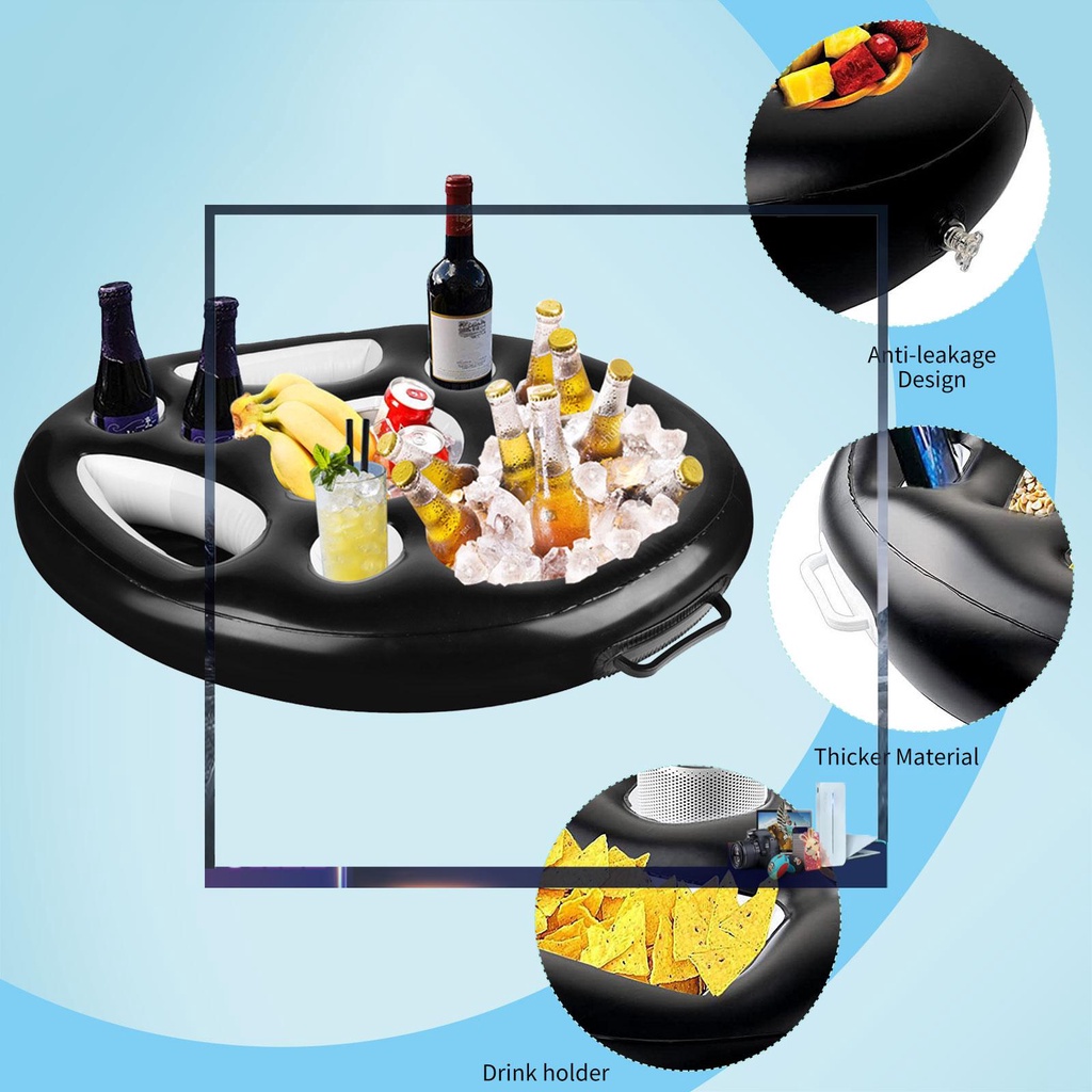 Khay Đựng Đồ Uống Nổi Trên Mặt Nước Cho Bữa Tiệc Hồ Bơi