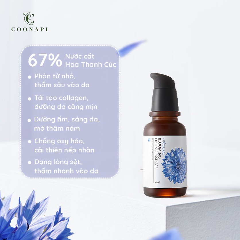 Tinh Chất Hoa Thanh Cúc Chống Lão Hóa, Dưỡng Căng Da All Natural Blooming Lifting Essence 40ml