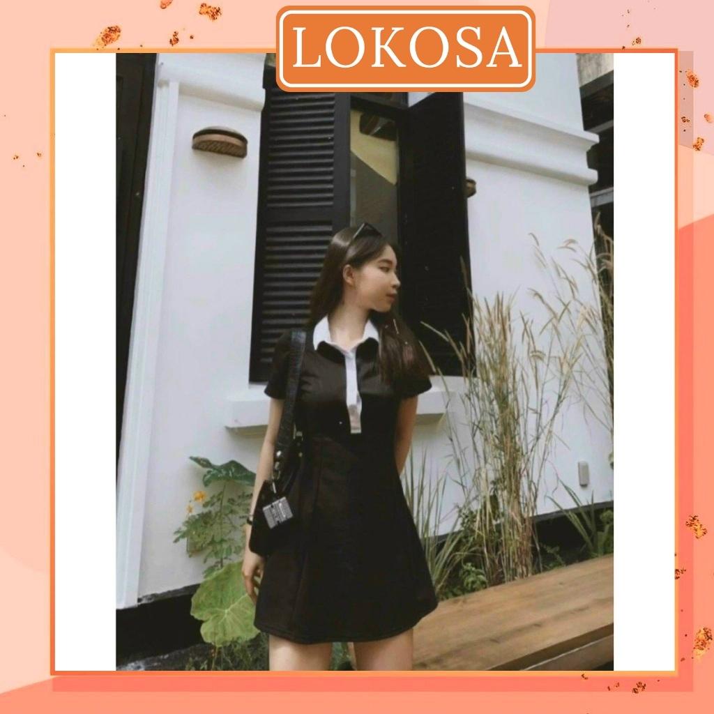 Đầm Polo Nữ LOKOSA Váy Body Dự Tiệc Cưới Chất Thun Suông Thiết Kế Đi Chơi Trẻ Trung VD024 | BigBuy360 - bigbuy360.vn