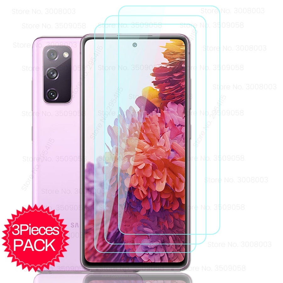 3 Kính Cường Lực Bảo Vệ Màn Hình Cho Samsung Galaxy S20Fe S20 Fe Fan Edition 2020 Sm-G781B Sm-G781M 4g / 5g