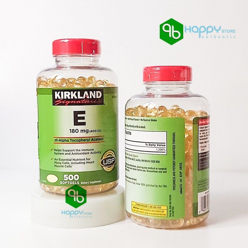Kirkand Signature Vitamin E 400IU, USA - Đẹp Da, Làm Chậm Lão Hóa | Thế Giới Skin Care
