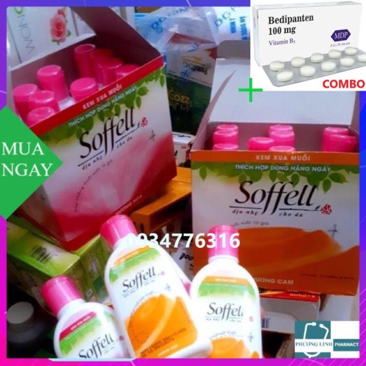 Combo Bedipanten 100mg +  Kem xua muỗi Soffell 60ml