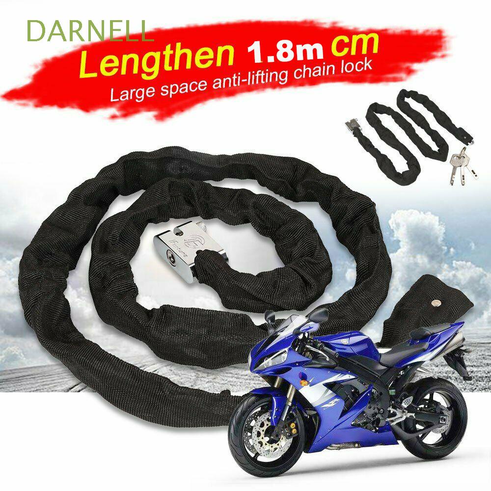 Ổ Khóa Dây Xích Bằng Kim Loại Chịu Lực Tốt Chống Trộm Cho Xe Đạp/Xe Máy