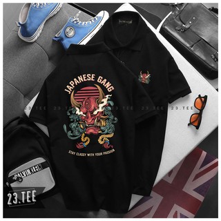 Áo polo Japanese Gang vải cá sấu xuất xịn