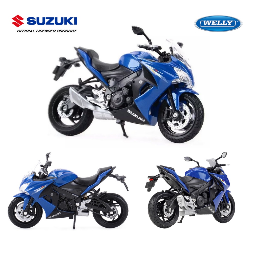 Mô hình xe mô tô Suzuki GSX-R1000, GSX-R750, GSX-S1000F 1:18