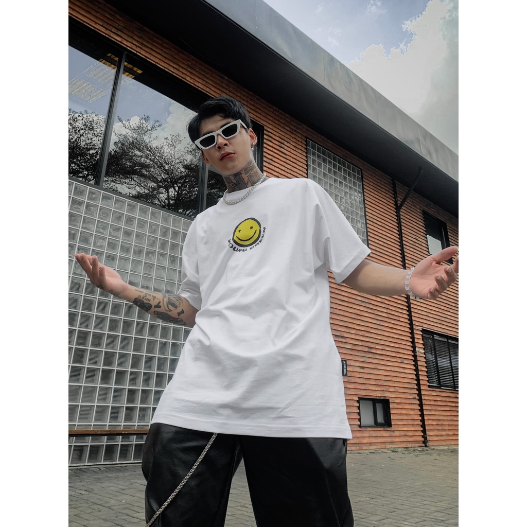 Áo Thun FACE TEE OVERSIZED - YOUNG GREEN