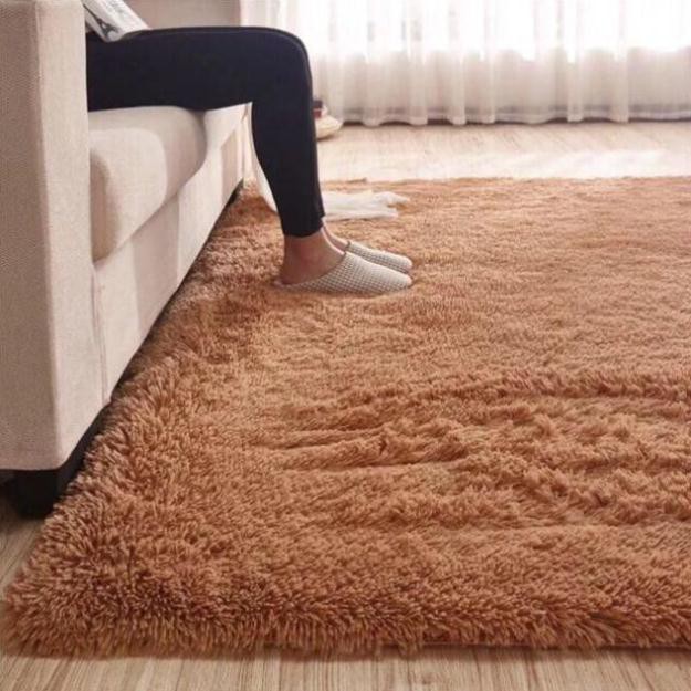 [CAO CẤP] Thảm Lông Xù Trải Sàn Không Thấm Nước Kích Thước 1m6 * 2M