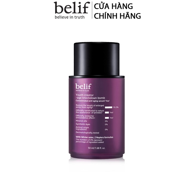 Serum chống nhăn ngăn lão hóa toàn diện Belif Age Knockdown Bomb 50ml