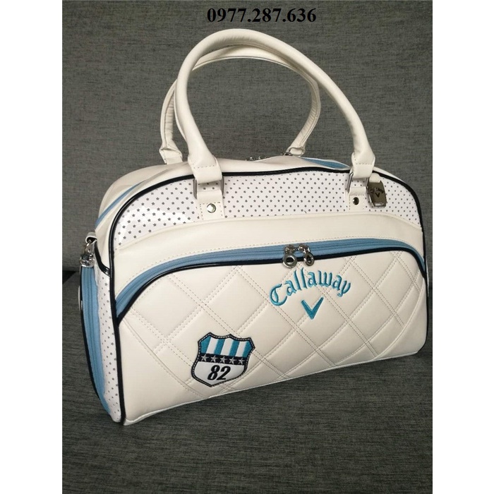 Túi đựng quần áo và giày golf bag Callaway da PU chống thấm thể thao đựng phụ kiện cá nhân tiện lợi TD000