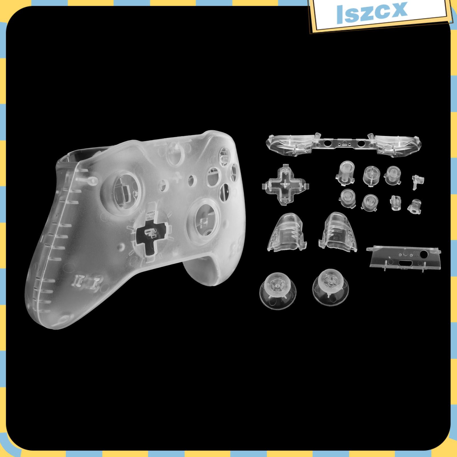 Full Housing Shell Case Cover Mod Kit Replacement for Xbox One S/Slim Controller DIY Custom, completely fits flush on all sides; Sit properly