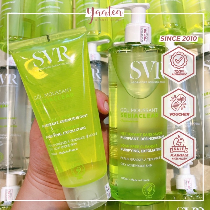 Sữa Rửa Mặt Dạng Gel SVR Sebiaclear Gel Moussant
