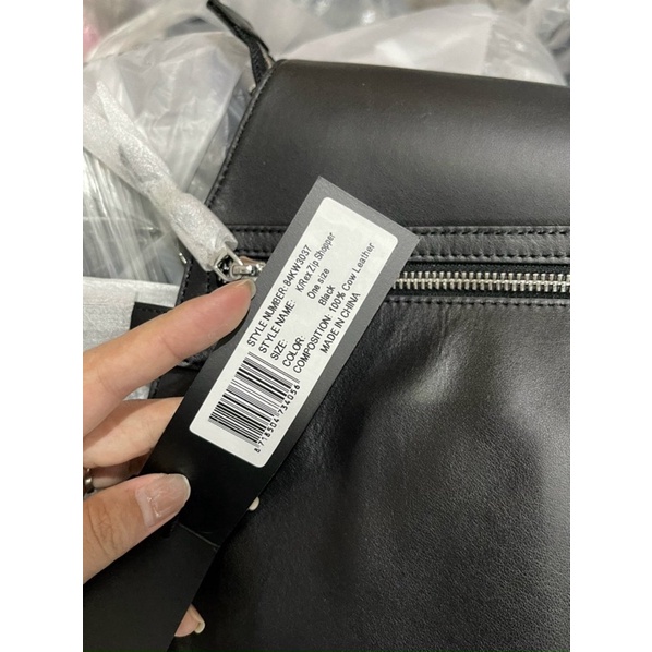 - Túi tote công sở da thật vừa laptop siêu hottrend Karlie Largefeld tote bag-màu đen phối zip -lỗi form nhẹ