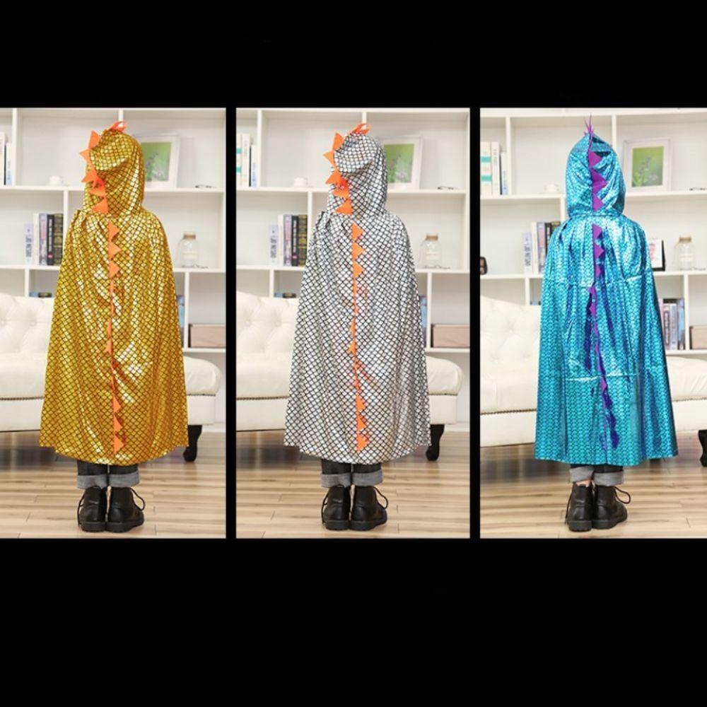 Áo Choàng Hoodie In Hoạt Hình Khủng Long Dễ Thương Cho Bé