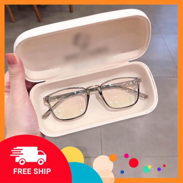 Gọng kính cận vuông nhựa dẻo nam nữ 210 – Tiệm kính Candy