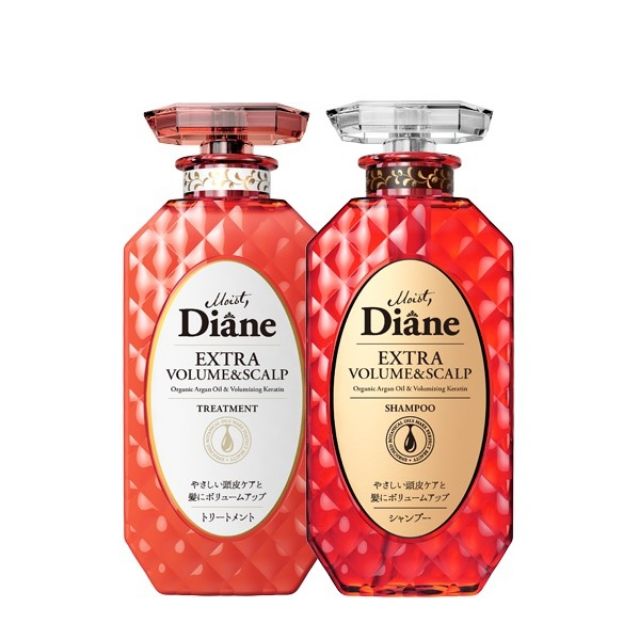 Cặp dầu gội và dầu xảchống rụng và làm phồng tóc Moist Diane Extra Volume & Scalp