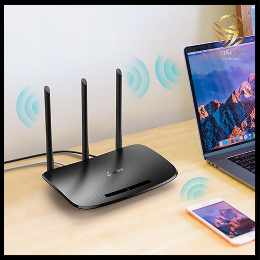 Bộ Thiết Bị Phát Wifi TP-Link TL-WR940N Wireless N 450Mbps Cục Phát Sóng Wifi 3 Râu Tốc Độ Cao Ổn Định - OHNO VIỆT NAM