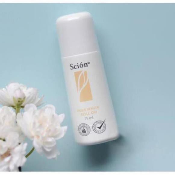 Khử Mùi Scion, Lăn Nách mờ thâm sáng da Scion Pure White Roll On Nu Skin Chính Hãng