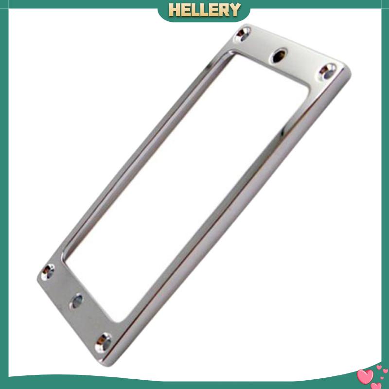 Set 2 Khung Pickup Bằng Hợp Kim Kẽm Màu Bạc Kích Thước 4x4mm Chuyên Dụng Cho Đàn Guitar Điện