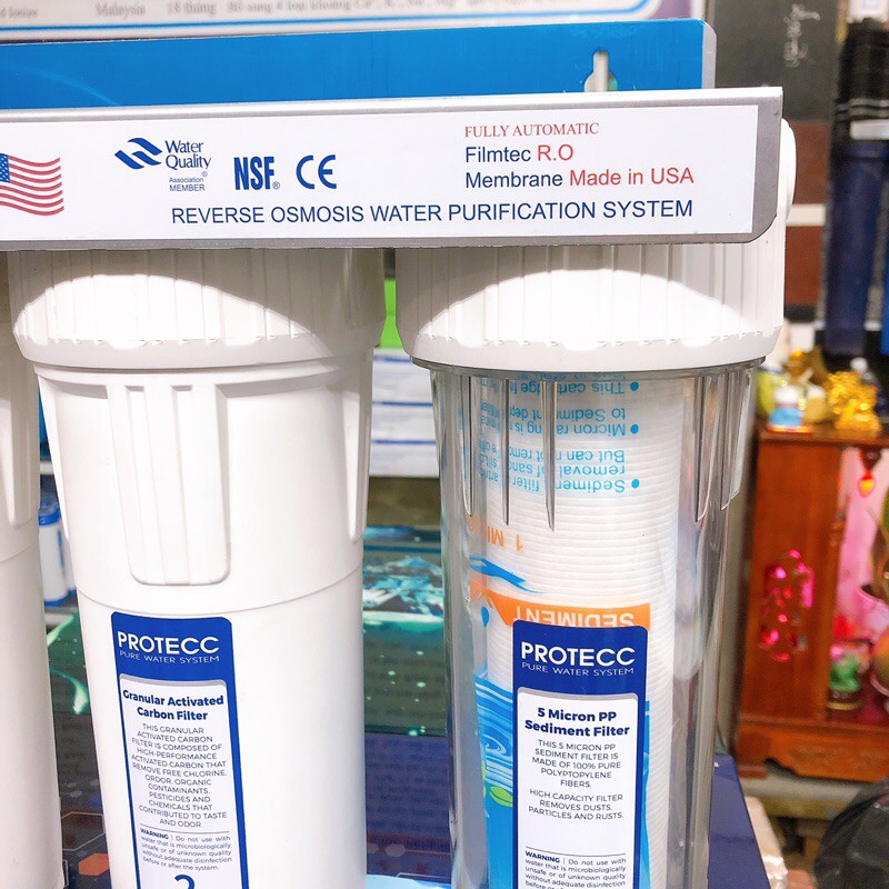 BỘ 3 CẤP LỌC TAIWAN ( 1TRONG-2 TRẮNG ) ⚡️ XẢ KHO ⚡️ 10 INCH - BỘ 3 LỌC NƯỚC,CẶN BẨN,MÙI, TIỀN LỌC ION KIỀM