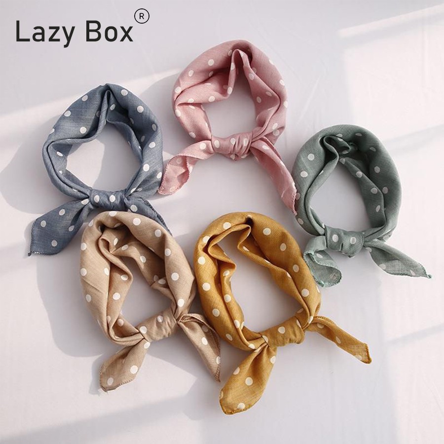 - Khăn lụa turban santin quấn túi, quàng cổ, đeo tay, thắt nơ