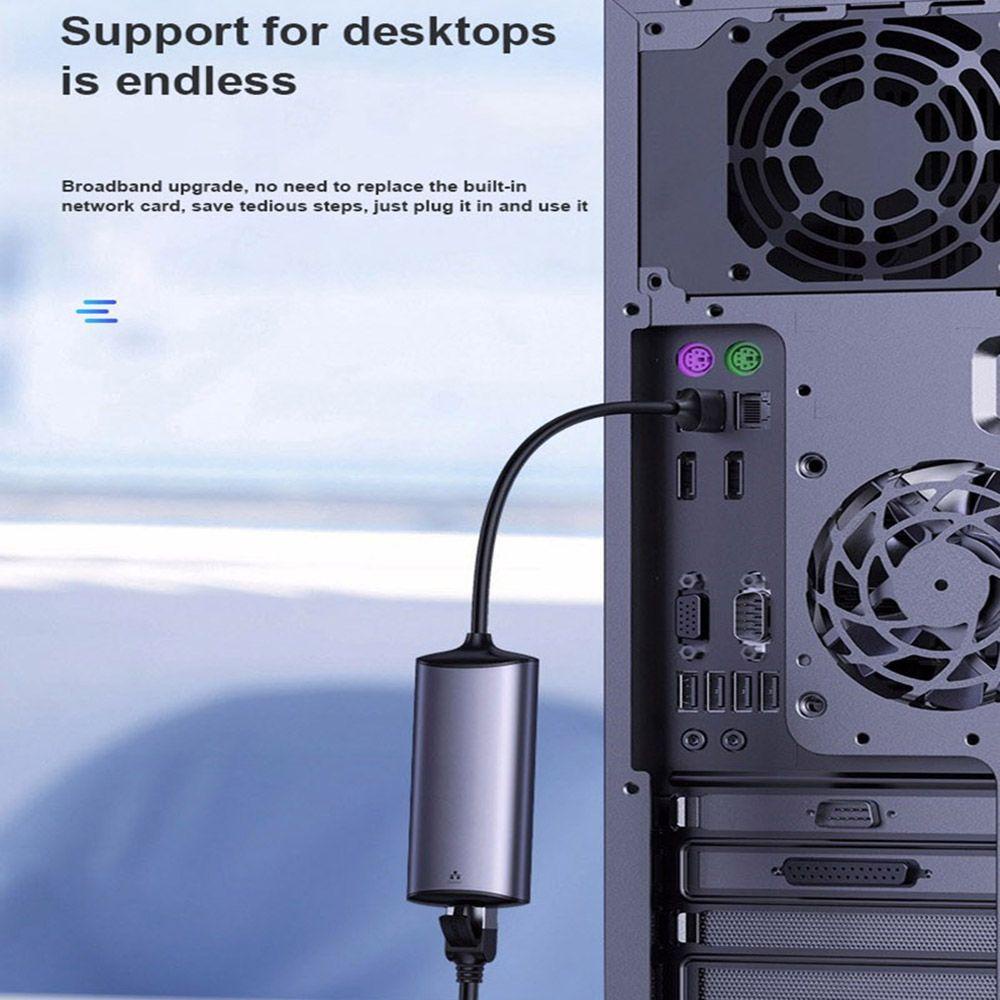 BTLIMER Cáp ChuyểN ĐổI Type-C Sang RJ45 RTL8156B Ethernet Lan