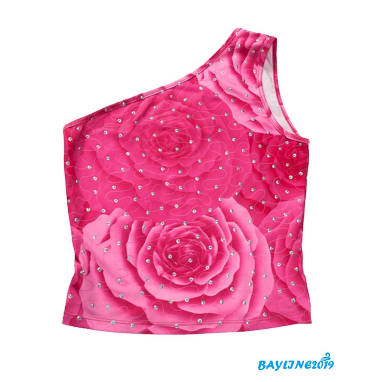 Áo Lửng Không Tay Đính Đá Họa Tiết Hoa Thời Trang Cho Nữ