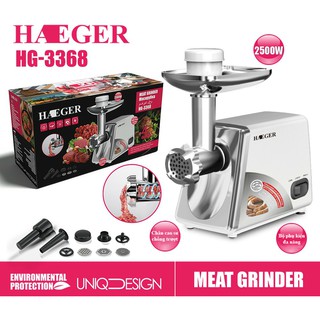 Mua Máy xay thịt chuẩn Châu Âu 2500W - HAEGER HG-3368