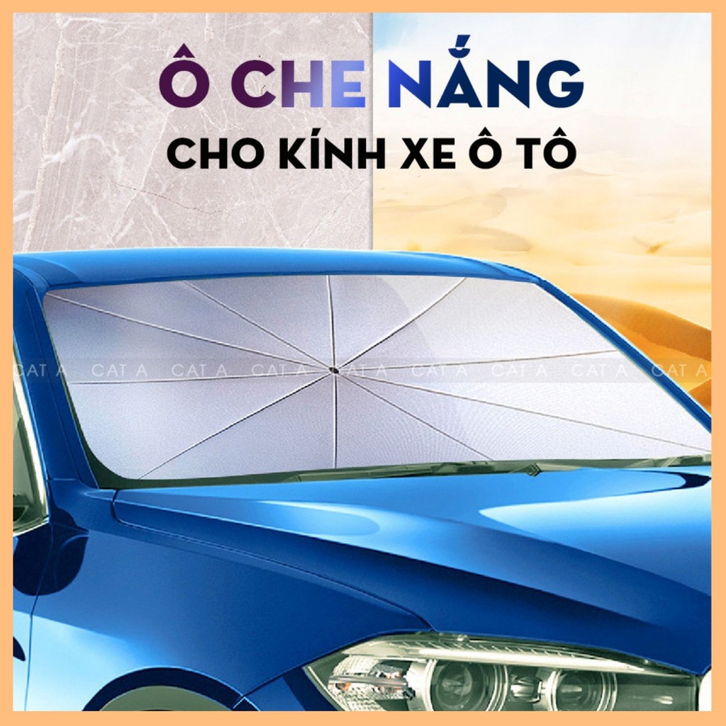 Ô che nắng kính trước xe ô tô - Bảo vệ nội thất ô tô - Dù che nắng kính lái xe hơi- chống tia UV